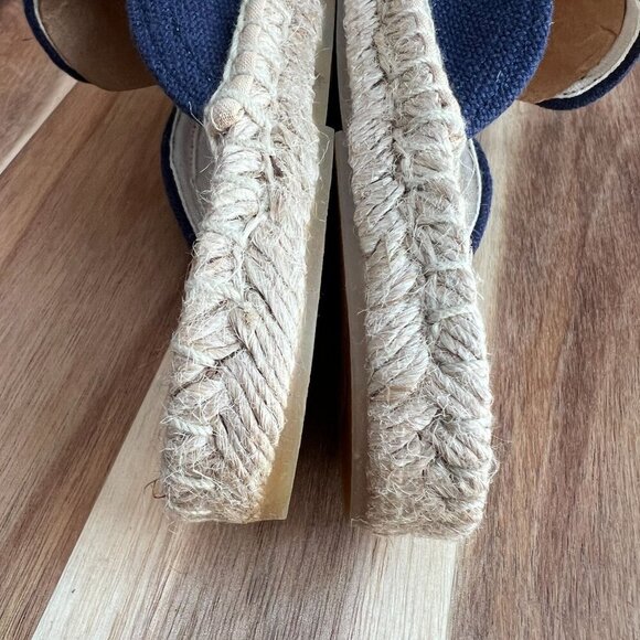 Soludos Wildflower Size US 5.5 M Women's Espadrille Slip-On Mules Midnight Blue - Picture 10 of 12